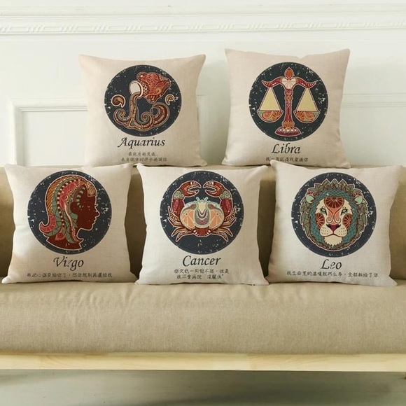 Sold Out Zodiac Throw Pillow Cover Sagittarius - Picture 2 of 2